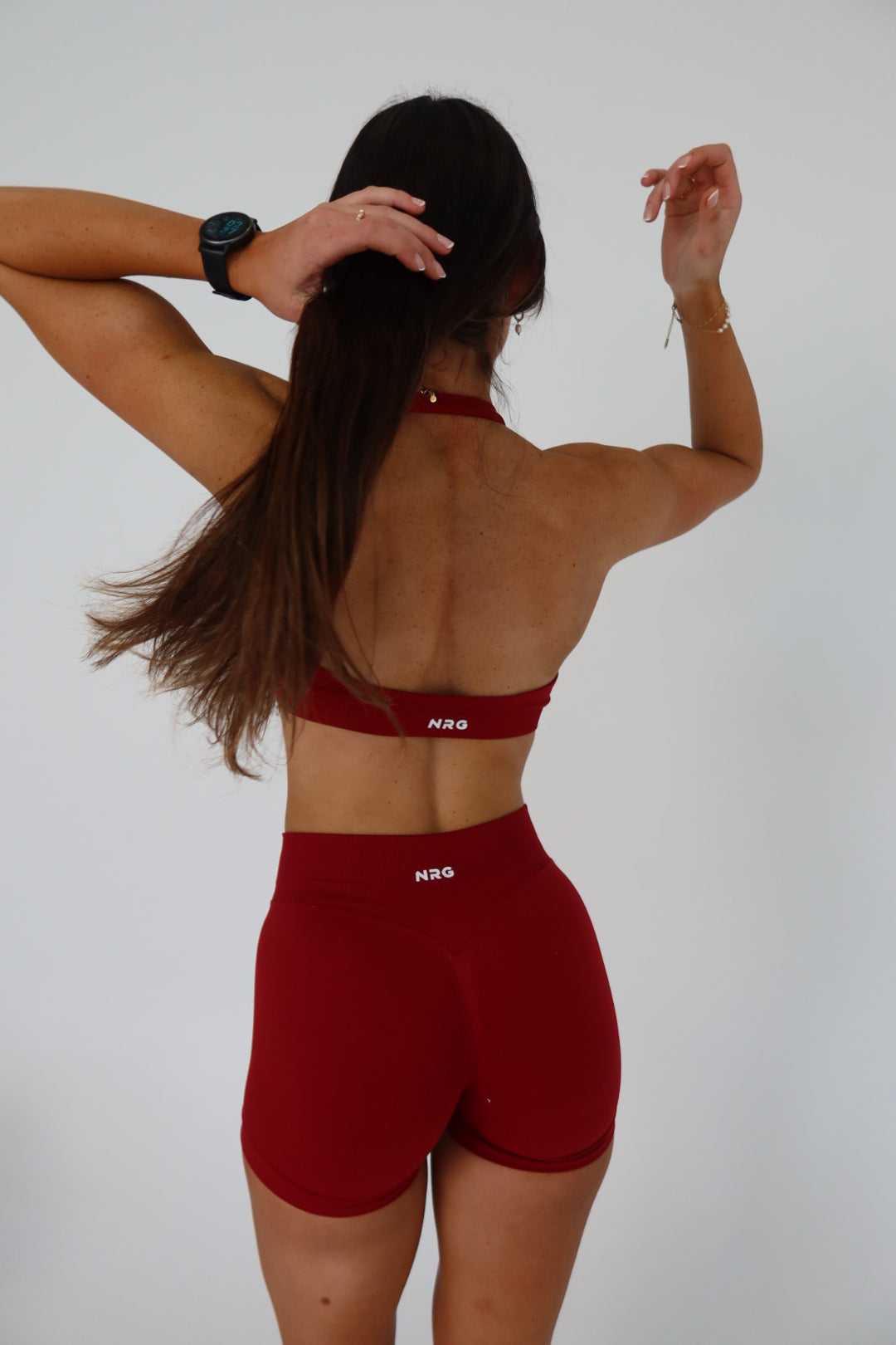 NRG Sculpt Sports Bra - Ruby Red